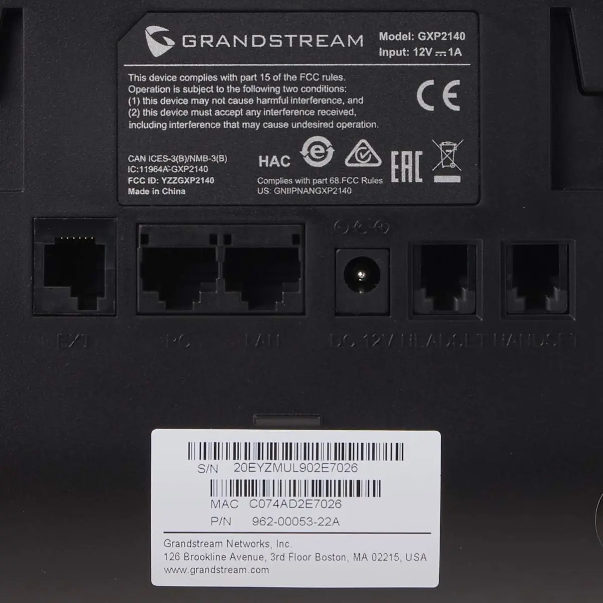 Teléfono empresarial GXP2140 Grandstream