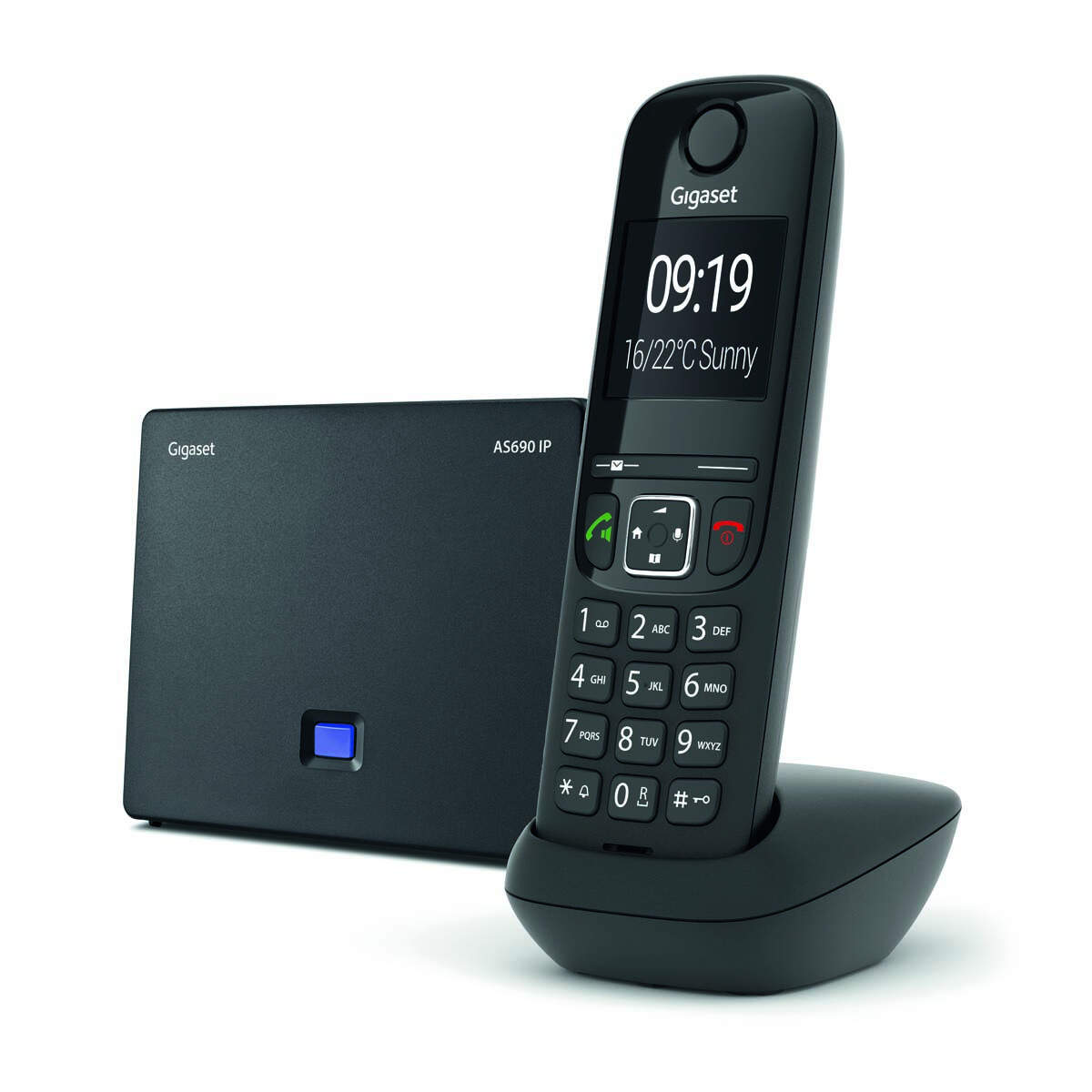 Teléfono AS690A IP pro DECT con 3 contestadores automáticos