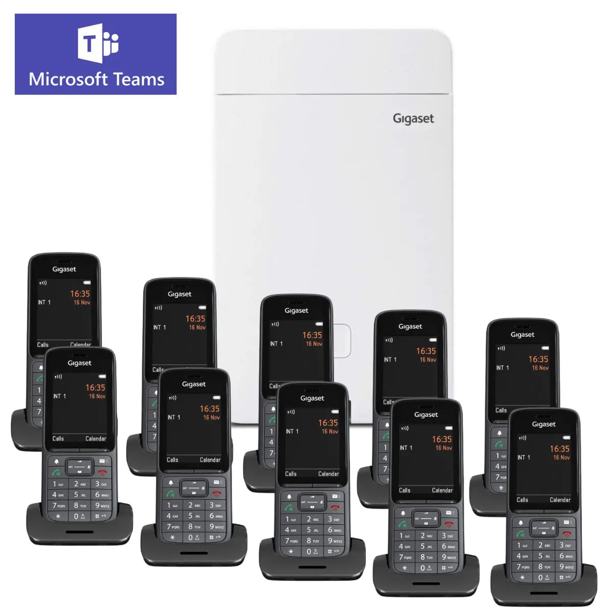 teléfono gigaset terminal N870 y microteléfonos SL800H