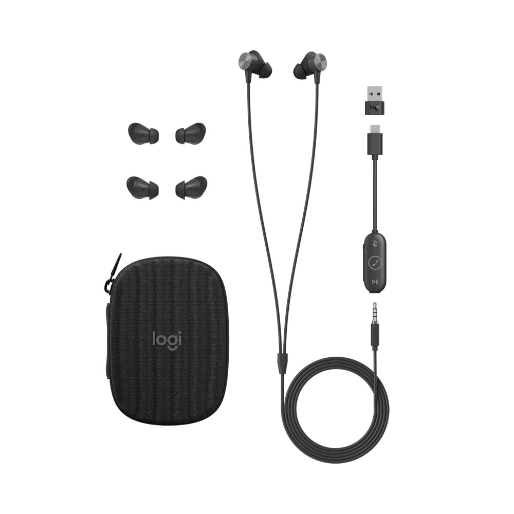 Auriculares con cable Logitech Zone Wired Earbuds